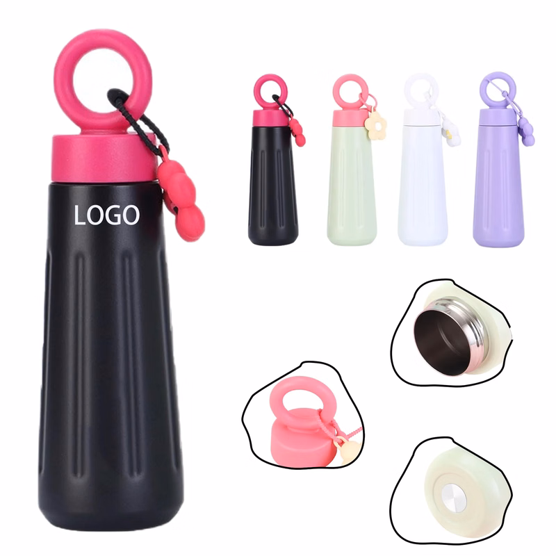 15 oz Petal shaped Stainless Steel Insulated Water Bottle