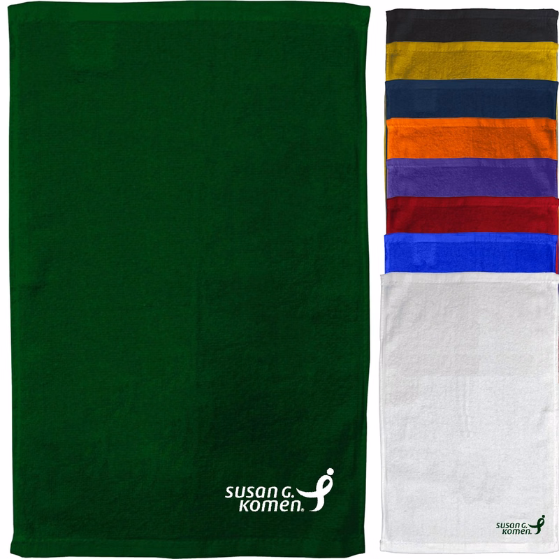 275 GSM 11" x 18" Cotton Velour Rally Towels