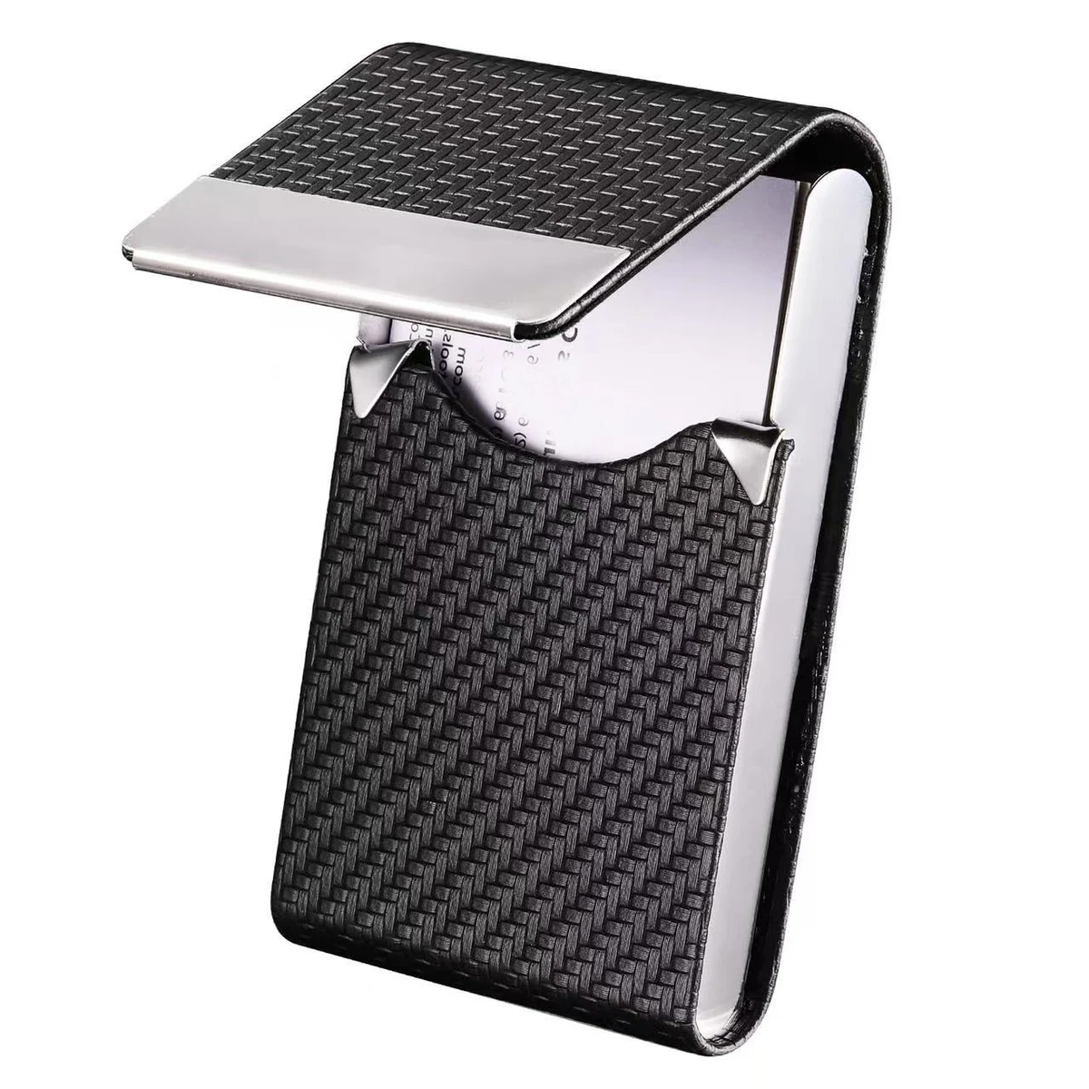 Slim Metal PU Business Card Case 1