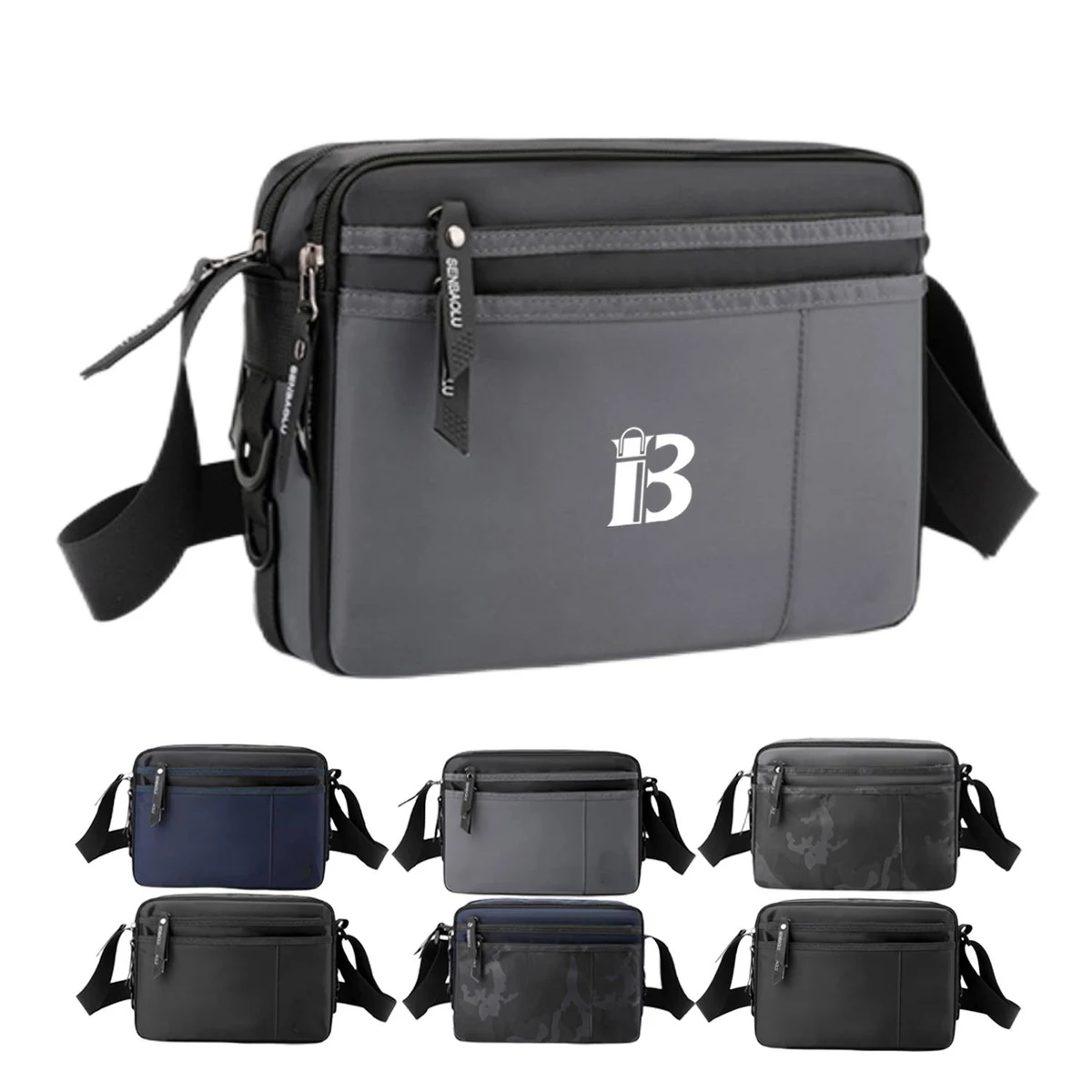 Minimalist Nylon Shoulder Crossbody Bag 1