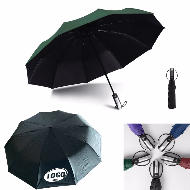 42" Auto Open Folding Umbrella