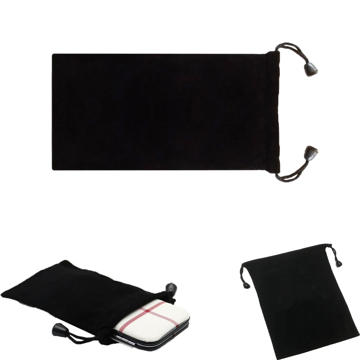 Flannel Storage Bag / Sunglasses Pouch 1