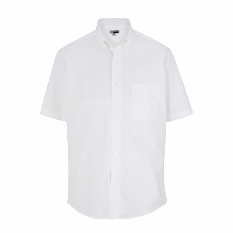 Lightweight Poplin Short Sleeve Mens Shirt