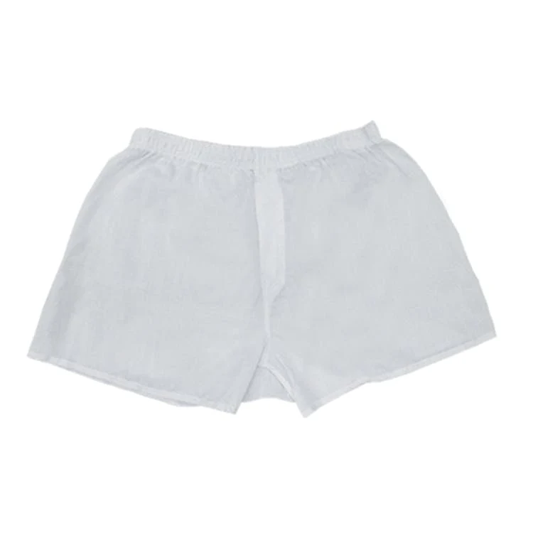 Cotton Plus Irregular Boxer Shorts - White Small 12 Pack 1