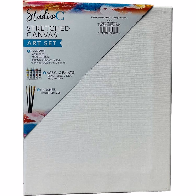 Stretched Canvas Art Sets - 10 Piece