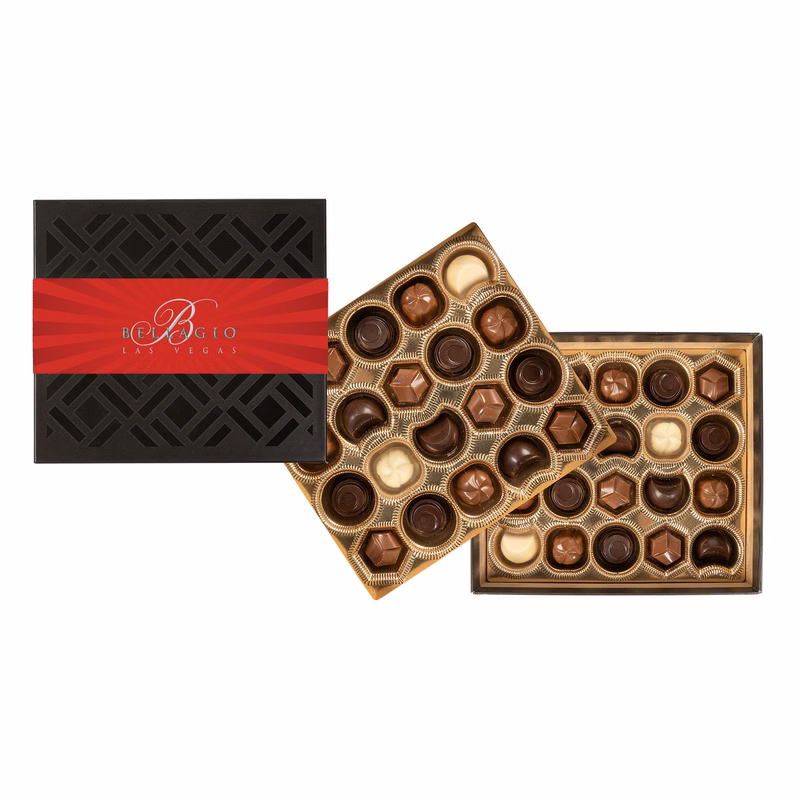 Gourmet Truffles Gift Box with Full Color Band - 40 pc