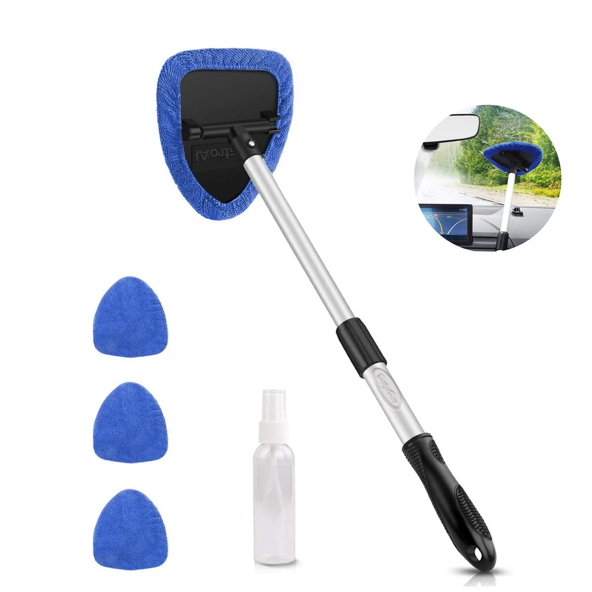 Extendable Microfiber Cleaning Tool for Cars 1
