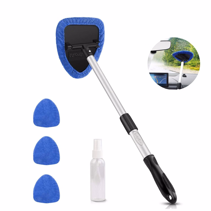 Extendable Microfiber Cleaning Tool for Cars