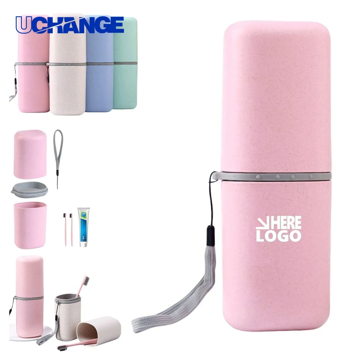 Travel Toothbrush Cup Storage Case Holder 1