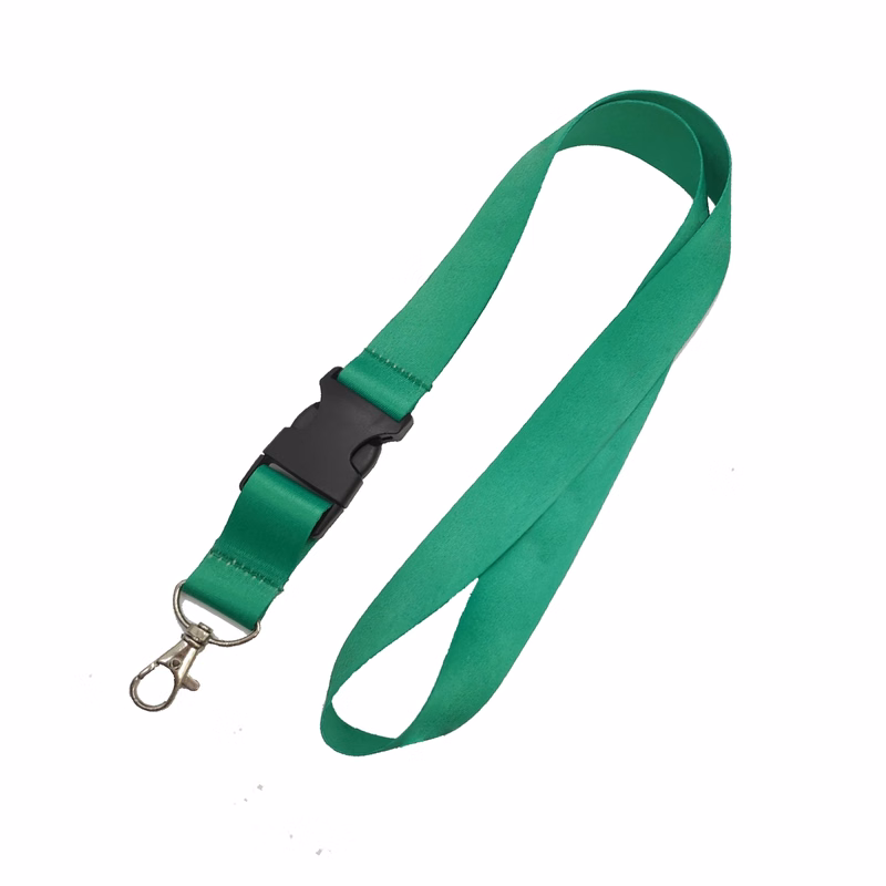 3/4" Custom Polyester Lanyard With Metal Buckle