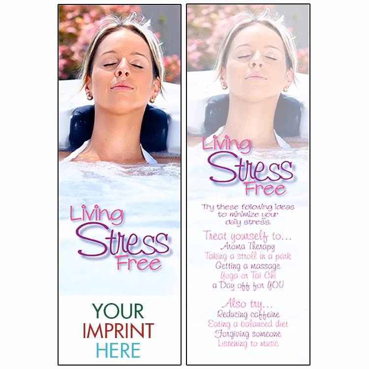 BOOKMARK - Living Stress Free Bookmark