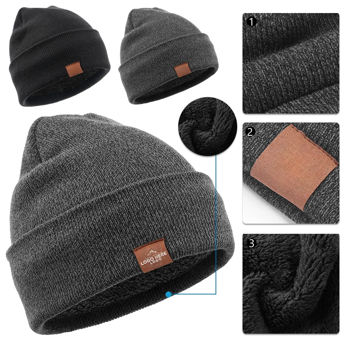 Winter Soft Beanies Hats 1