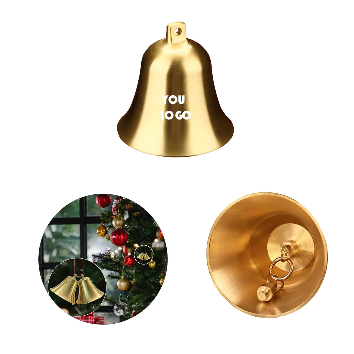 Ornamental Brass Bell Doorbell Hanging 1