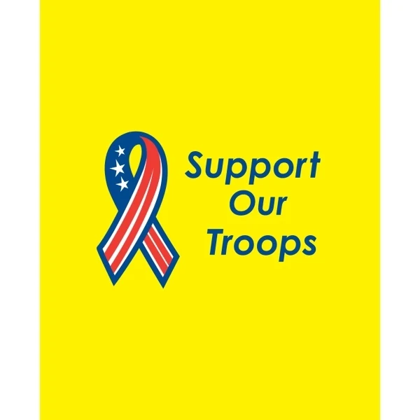 Support Our Troops Garden Flag 1