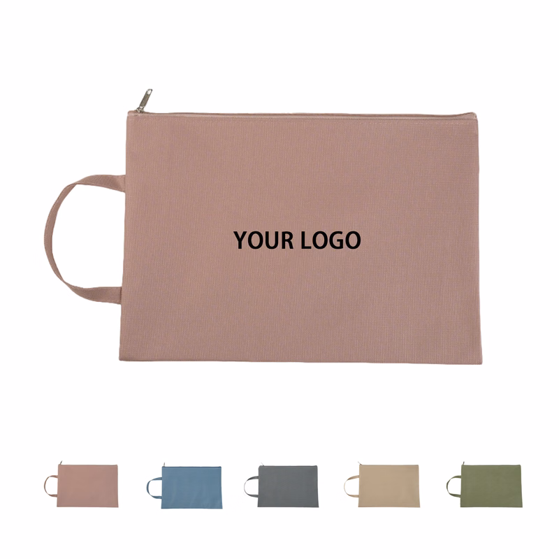 A4 Zipper File Tote Water Resistant 9.7" x 13.2"