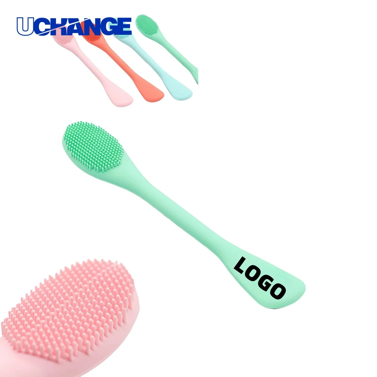Beauty Silicone Face Mask Dual-Sides Brush Tool for Skincare Use 1