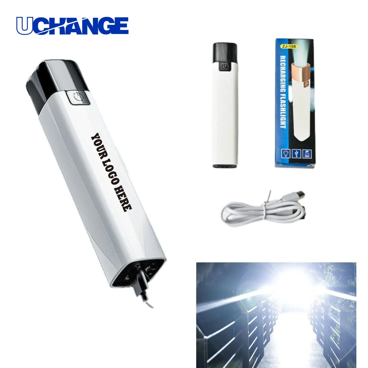 Portable Charger Flashlight Power Bank 1