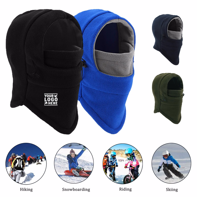 Boys Girl Kid Hiking Winter Balaclava Ski Mask Windproof Warm With Fleece Lining Hat