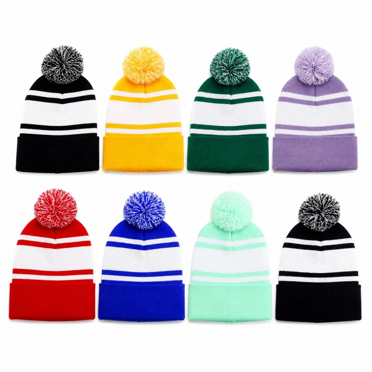 Jacquard Knit Winter Beanie 1
