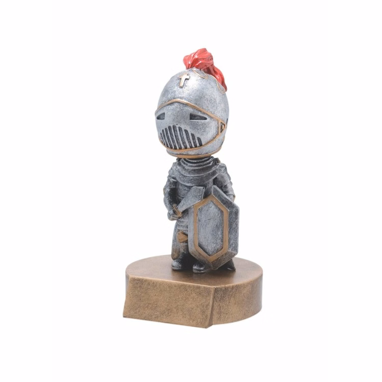 Knight - Crusader Mascot Bobble Head Figure
