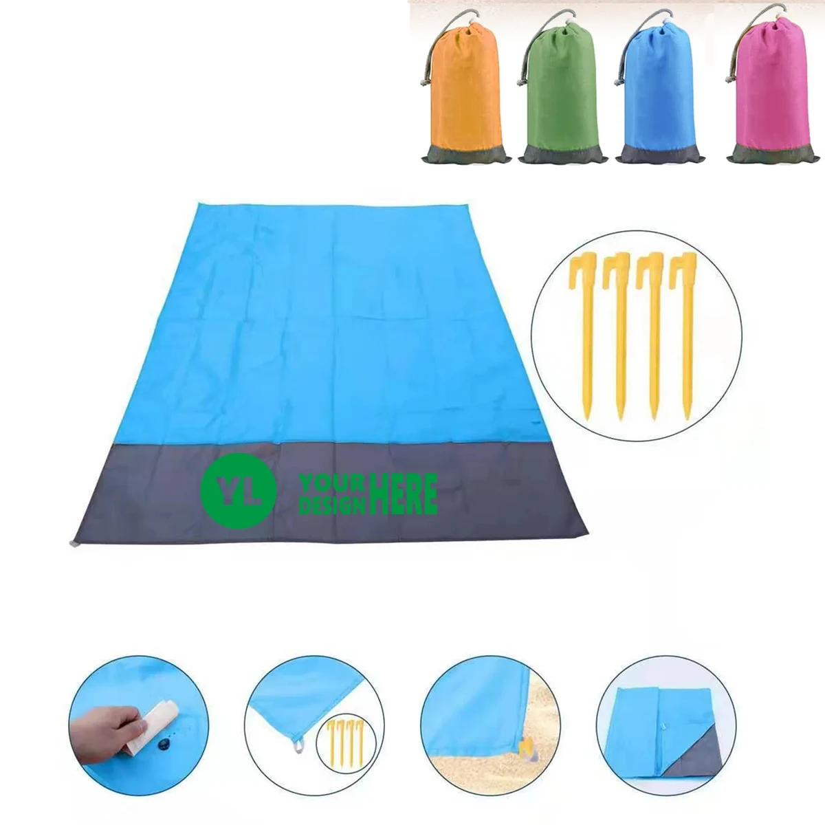 Outdoor Camping Mat Beach MOQ 50PCS 1