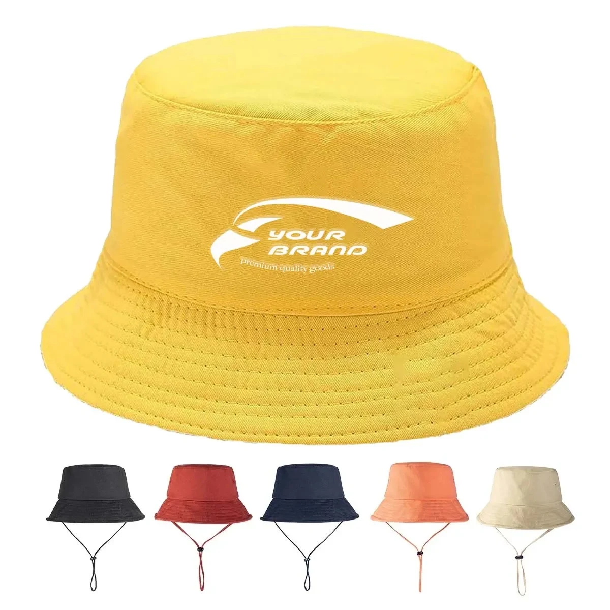 Customizable Solid Color Unisext Bucket Hat 1