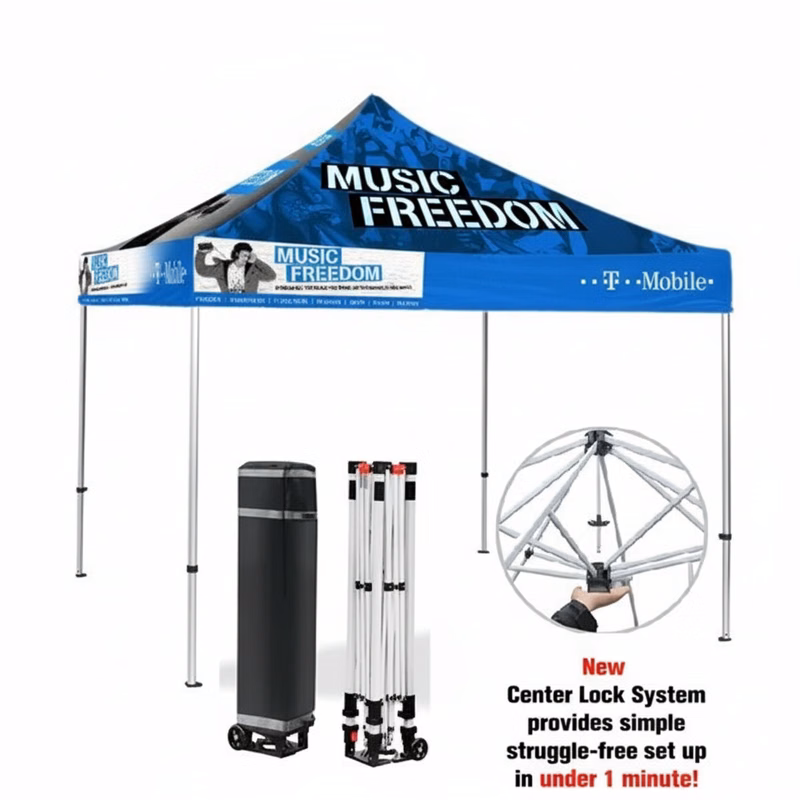 Heavy Duty Center Lock Canopy Tent Kit 10' x 10'