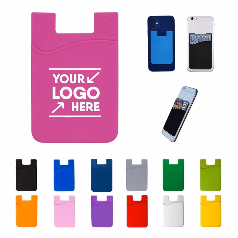 Silicone Stick-On Mobile Phone Wallet
