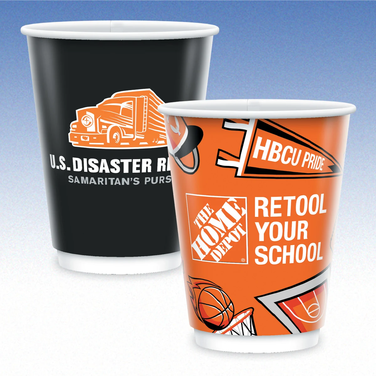 12 oz-Vx2 Matte Double Wall Insulated Paper Cups 1