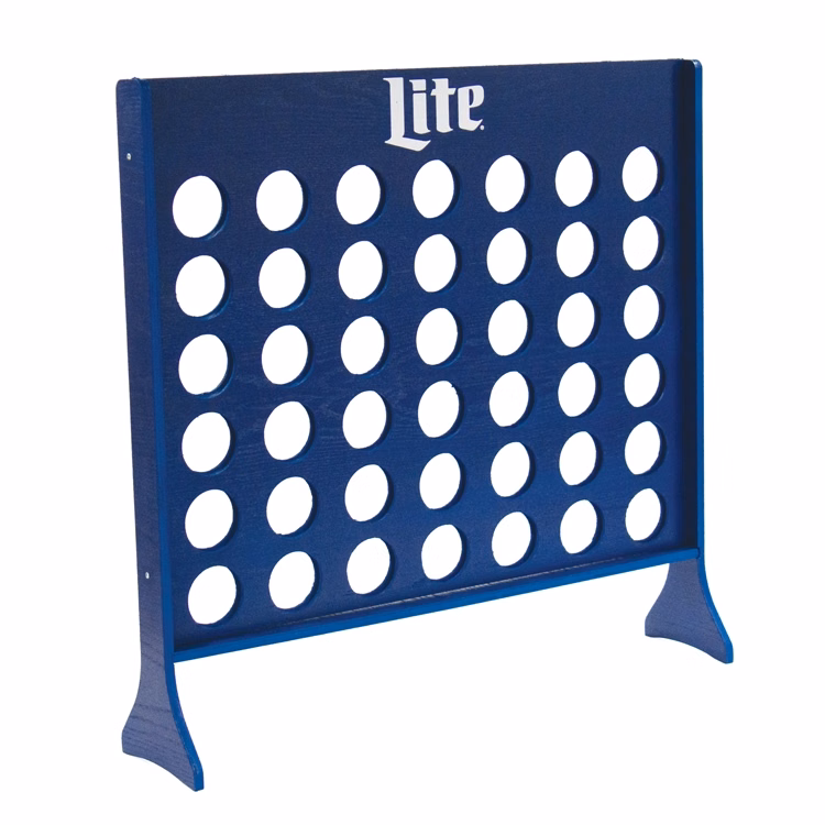 Four In A Row Game - Oversized (Imprinted Header Only, Custom Color Finish)