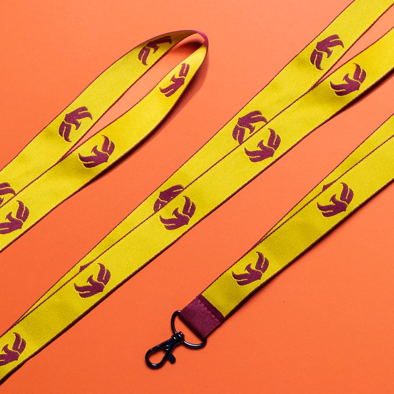 Woven Lanyards: 1" W x 36" L