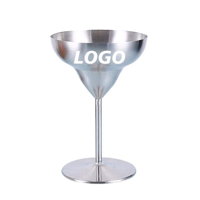 Custom 10 oz Stainless Steel Margarita Glasses