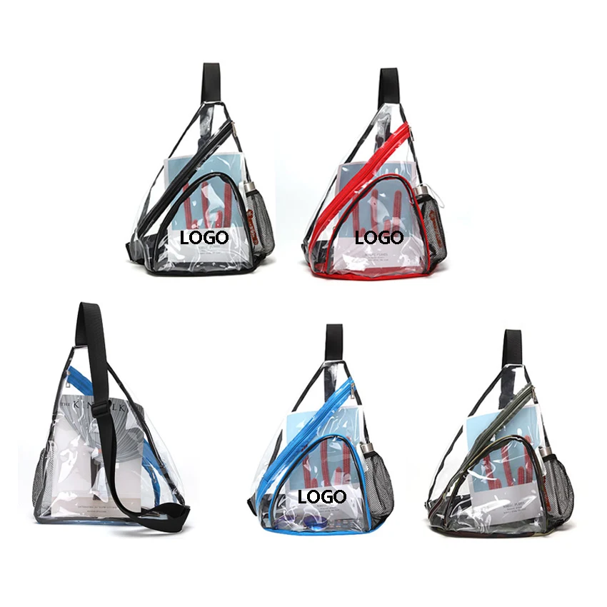 Triangle Transparent Sling Bag 1