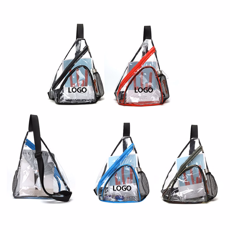Triangle Transparent Sling Bag