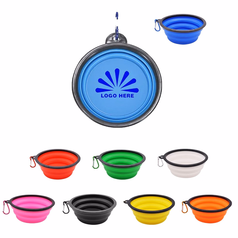 Collapsible Pet Bowl With Carabiner 12oz