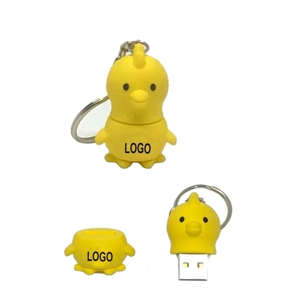 Chicken USB with Key Ring 1