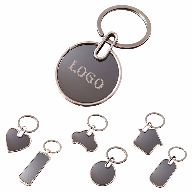 Stylish Zinc Alloy Metal Keychains MOQ50