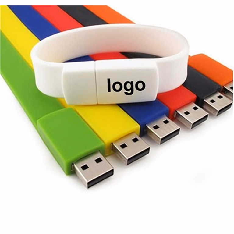 USB Flash Drive Silicone Wristbands