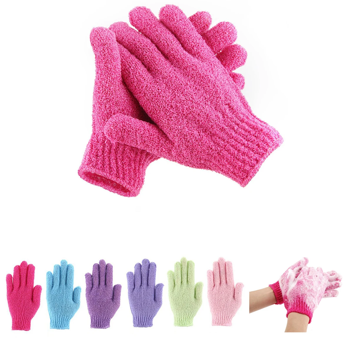 Exfoliating Bath Gloves Scrub Towel for Body 1