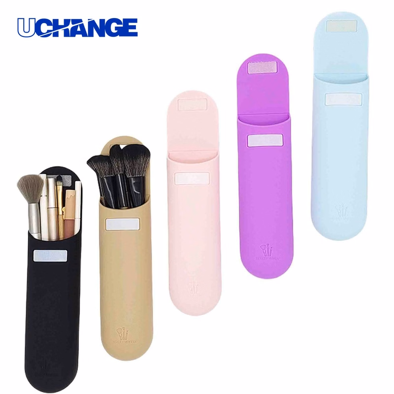 Travel Silicone Makeup Brush Holder Organizer