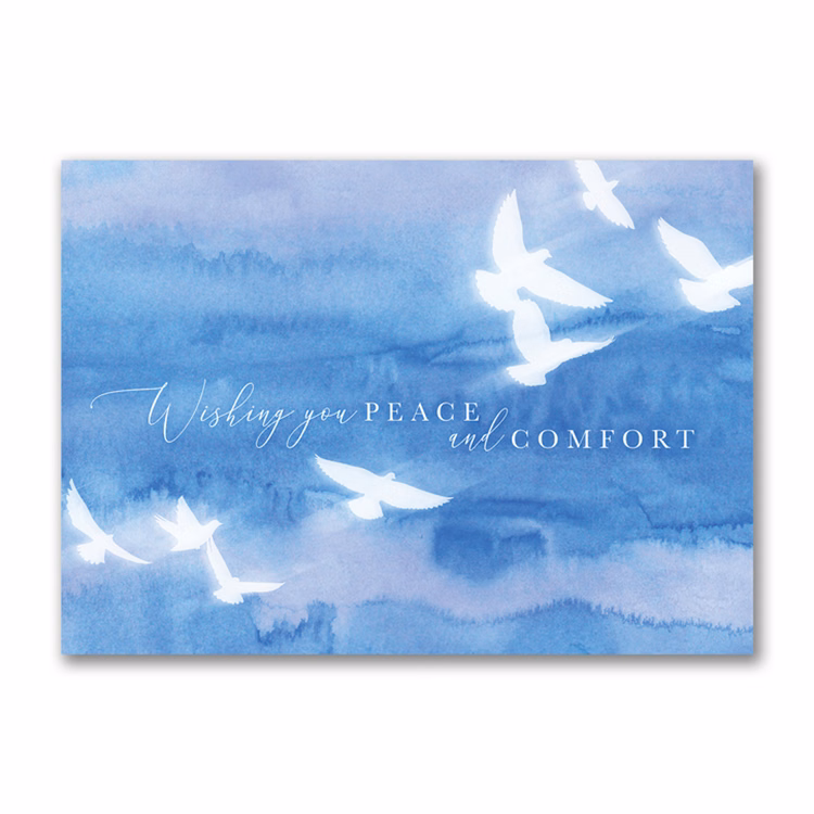 Peace and Comfort Sympathy Card