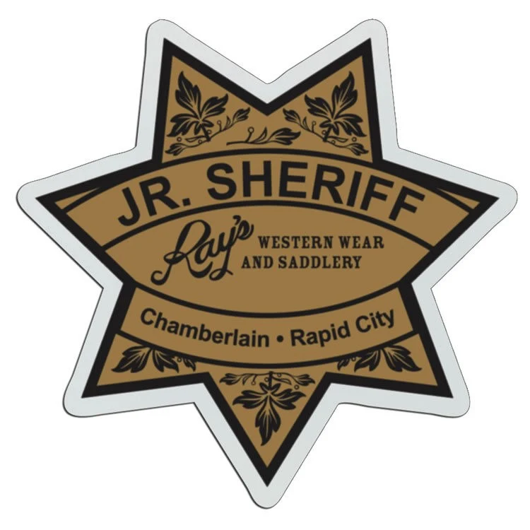 3" Seven Point Star Plastic Badge 1