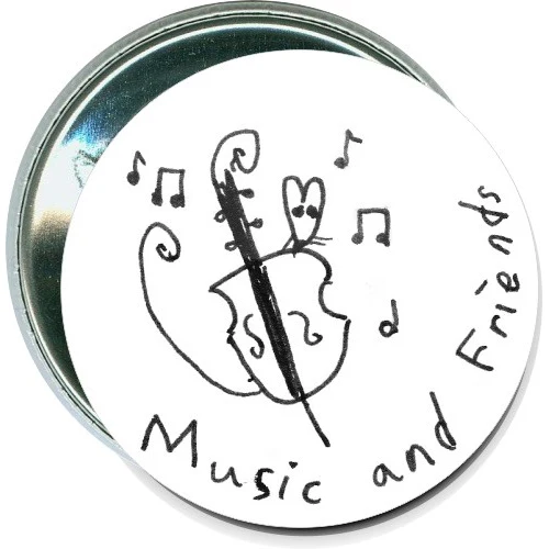 Music and Friends Button 1