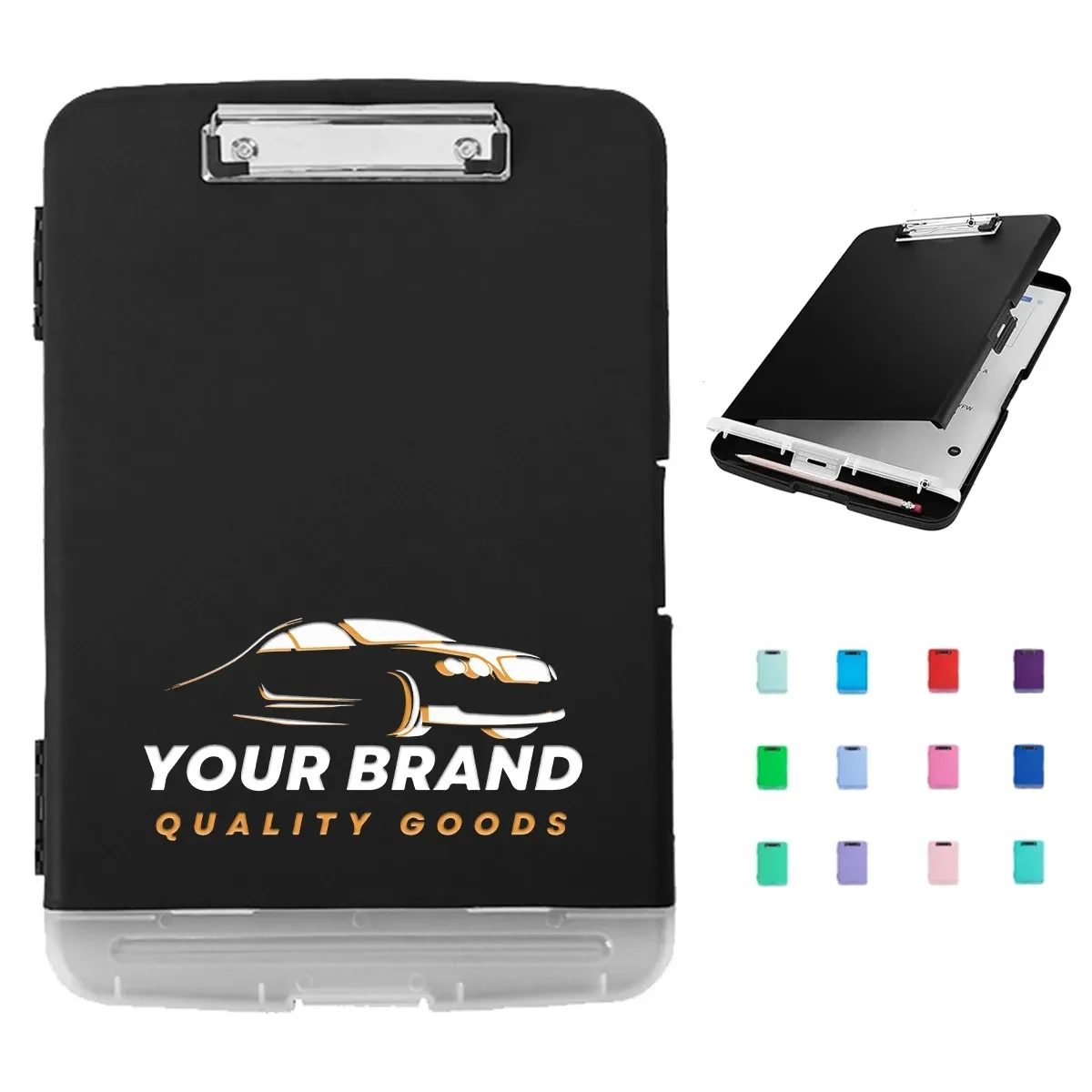 Office High Capacity Folder Side-Opening Storage Clipboard 1