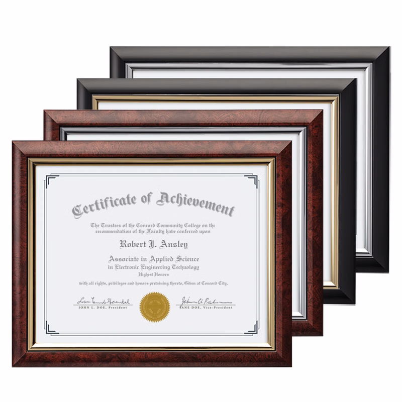 Trent Certificate  Frame