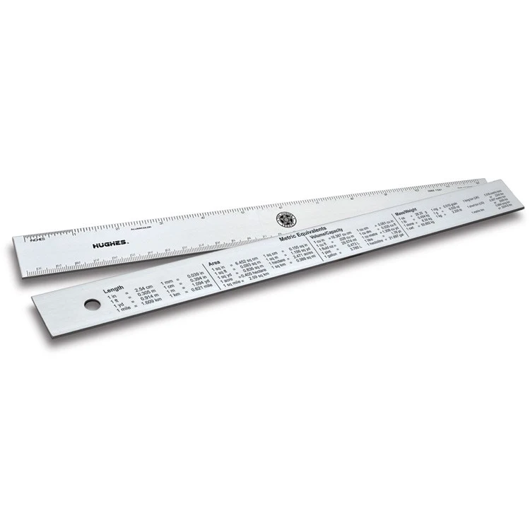 12" Ruler with Metric Conversions Table on back 1