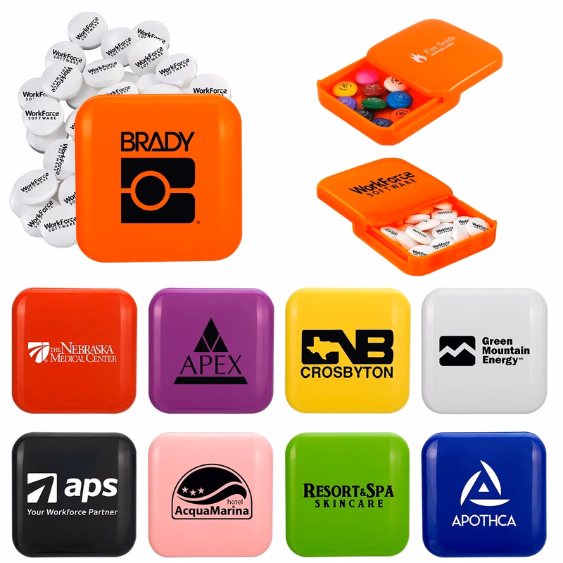 SLIDING CASE OF PRINTED CANDY