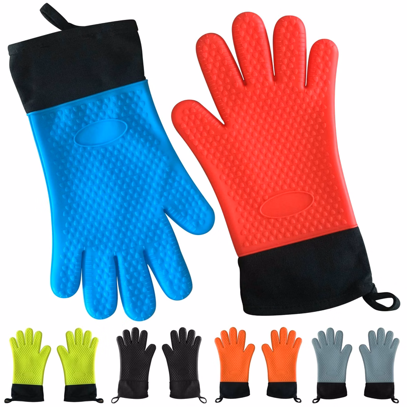 Silicone Large Oven Cook Fingers Gloves