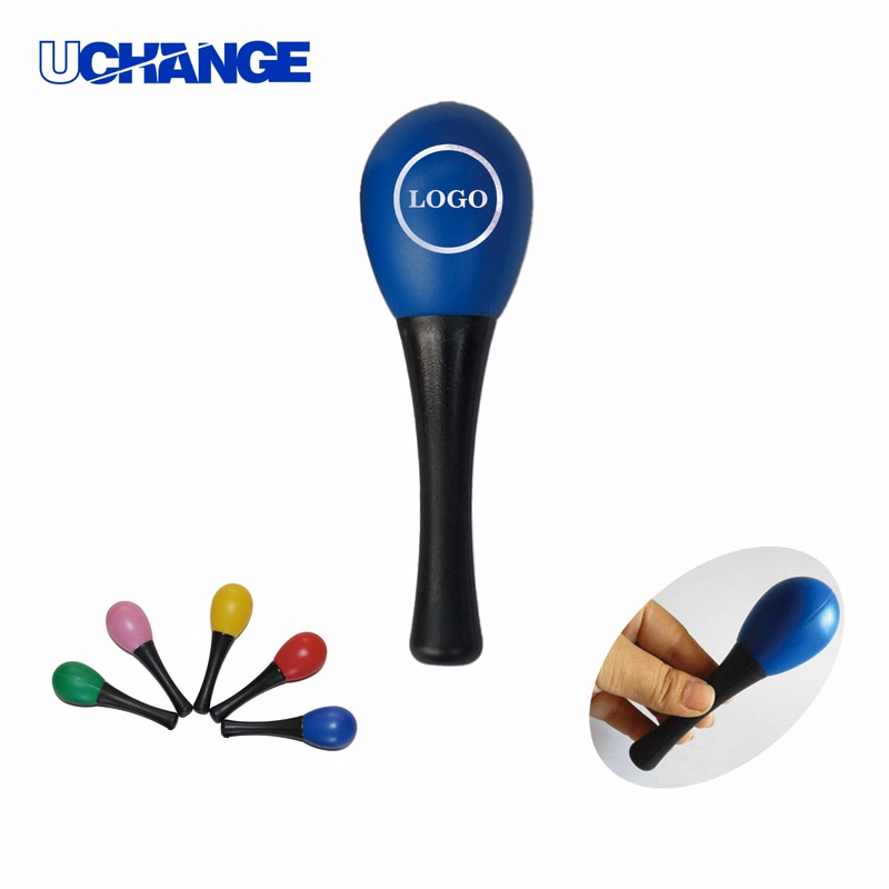 Plastic Toy Sand Hammer Mini Maracas for Kids Party Fun