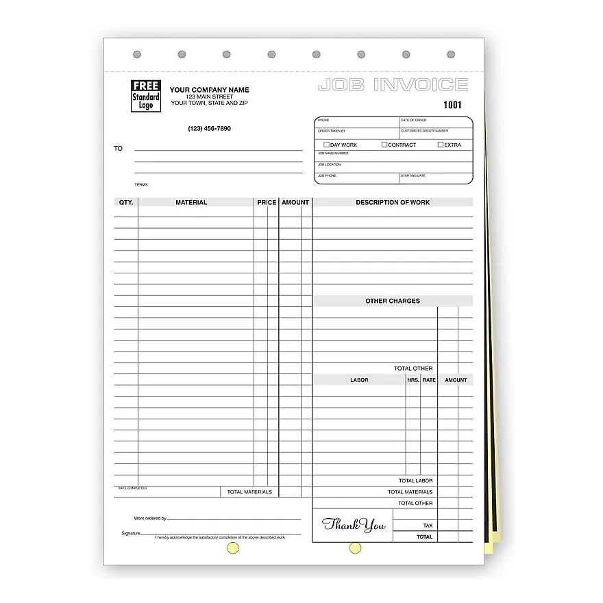 Service Order / Invoice Forms 1
